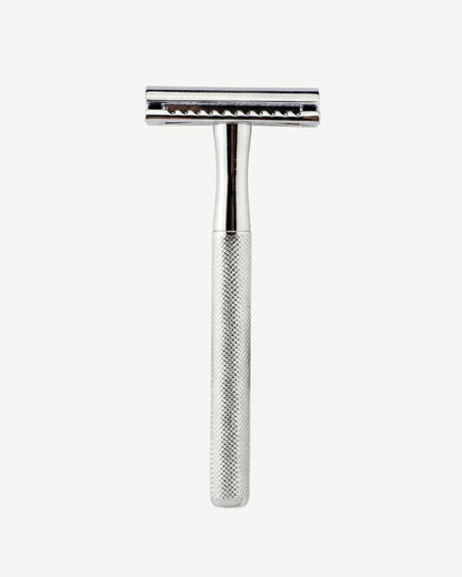 Retro Manual Razor — All-Metal, Fully Enclosed, Vintage Style