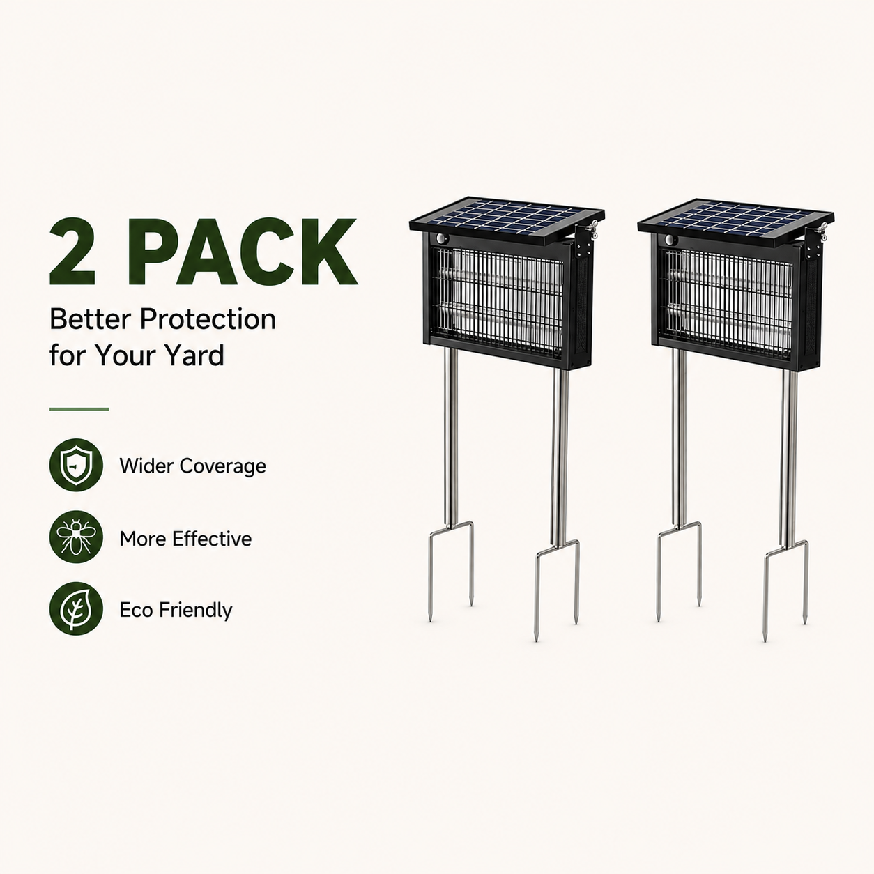 Instant Out-Door Mosquito Shield — Solar Powered