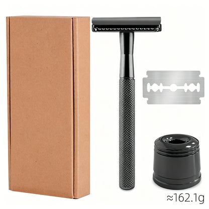 Retro Manual Razor — All-Metal, Fully Enclosed, Vintage Style