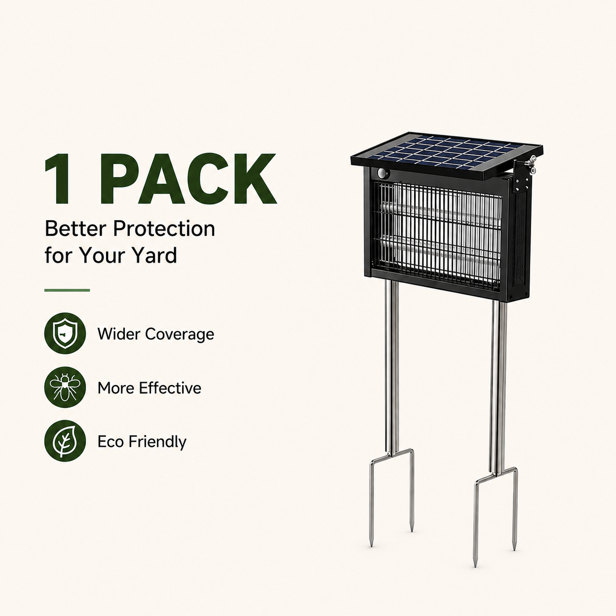 Instant Out-Door Mosquito Shield — Solar Powered